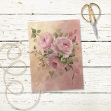 Vintage Pink Roses