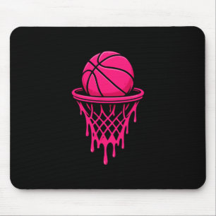 Vintage Pink Sketll Drip Toddler For Women Girl Mouse Mat