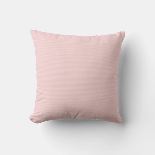 Vintage Pink Striped Coquette  Cushion (Front)
