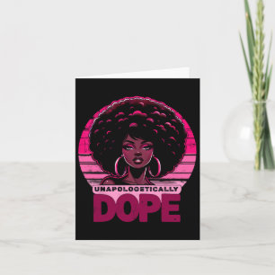 Vintage Pink Unapologetically Drug Black Women His Card
