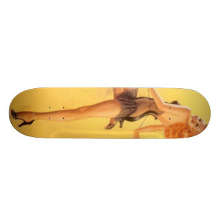 vintage pinup skateboard