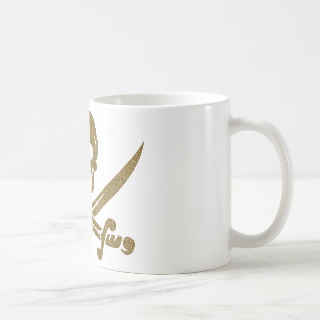 Vintage Pirate Coffee Mug (Right)