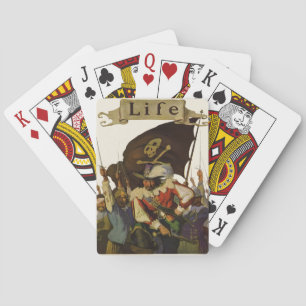 Vintage Pirate Life 1921 illustration Playing Cards