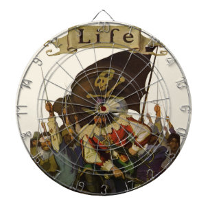 Vintage Pirate Life Wyeth Illustration Dartboard