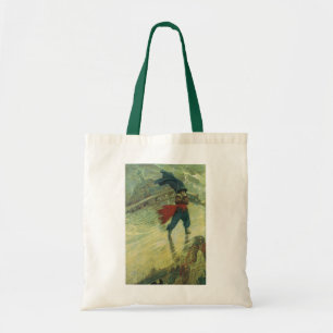 Vintage Pirate, The Flying Dutchman by Howard Pyle Tote Bag