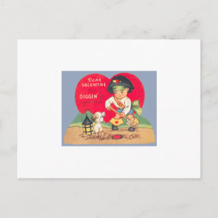 Vintage Pirate V Day Postcard