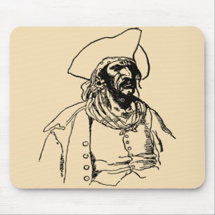 Vintage Pirates, a Buccaneer Sketch by Howard Pyle Mouse Mat
