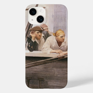 Vintage Pirates Brig Covenant in a Fog by NC Wyeth Case-Mate iPhone 14 Case