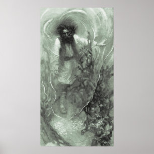 Vintage Pirates, Captain Goldsack by Howard Pyle Poster