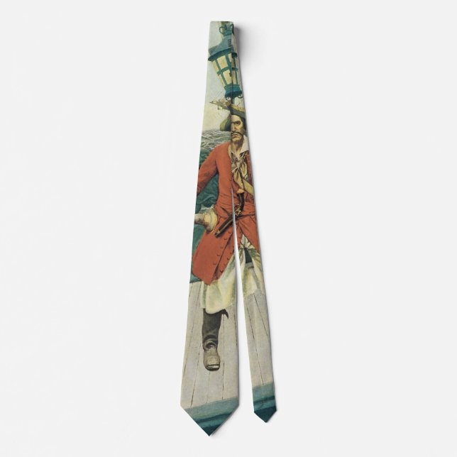 Vintage Pirates, Captain Keitt by Howard Pyle Tie (Front)