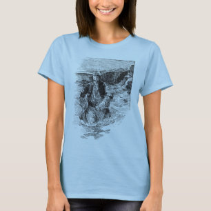 Vintage Pirates, Sir Henry Morgan in the Ocean T-Shirt