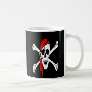 Vintage Pirates Skull and Crossbones  Coffee Mug