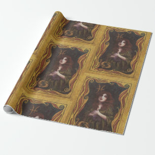 Vintage Pisces Wrapping Paper