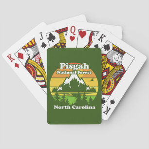 Vintage Pisgah National Forest North Carolina Playing Cards