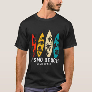 Vintage Pismo Beach California Beach Surfing Surfb T-Shirt