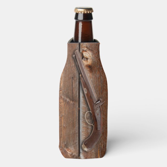 VINTAGE PISTOL BOTTLE COOLER (Bottle Front)