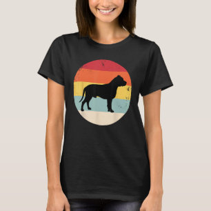 Vintage Pitbull Retro Birthday Gift for Bully Dog T-Shirt