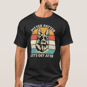 Vintage Pitter Patter German Shepherd Pitter Patte T-Shirt
