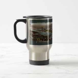 Vintage Pittsburgh 1800s Travel Mug