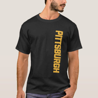 Vintage Pittsburgh Home City Pride Varsity Steel C T-Shirt