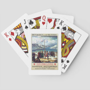 Vintage Pittsburgh In The Beginning Bicycle Playin Playing Cards
