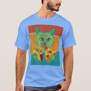 Vintage Pizza Cat Taco 34545798 T-Shirt