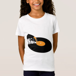 Vintage Pizza Vinyl Old School Vinyl Record Pizza T-Shirt