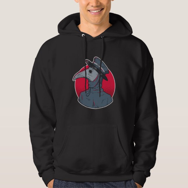 Vintage Plague Doctor Hoodie (Front)