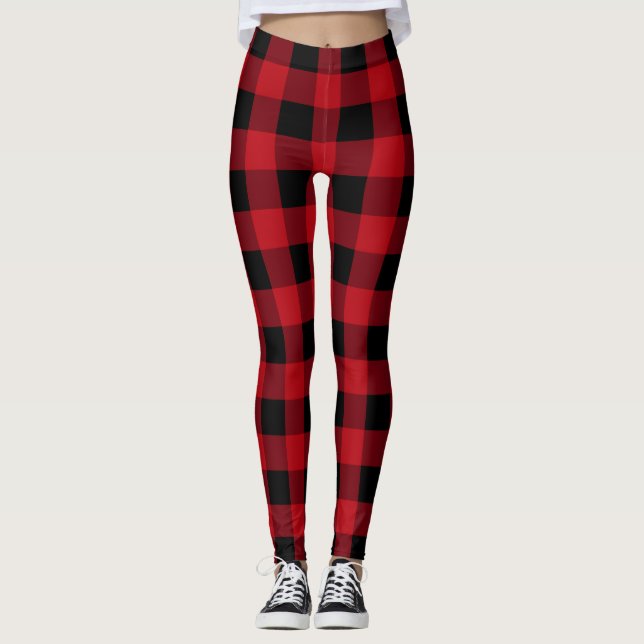 Vintage Plaid Leggings (Front)