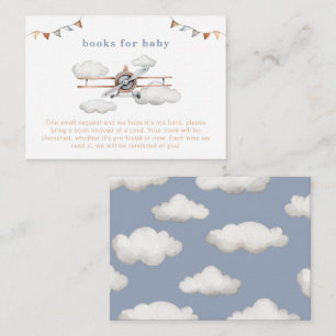 Vintage Plane Books For Baby Cards