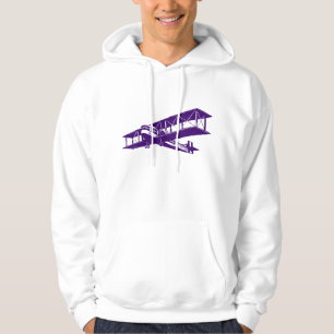 Vintage Plane - Deep Purple Hoodie
