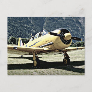 Vintage Plane from Museum Postcard