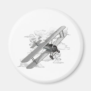 Vintage Plane Magnet