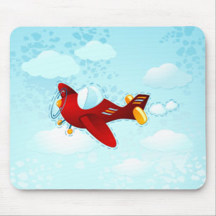 Vintage plane mouse mat