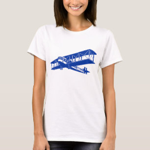Vintage Plane - Navy Blue T-Shirt