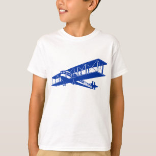 Vintage Plane - Navy Blue T-Shirt