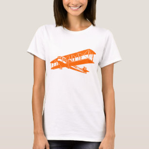 Vintage Plane - Orange T-Shirt