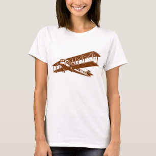 Vintage Plane - Walnut T-Shirt