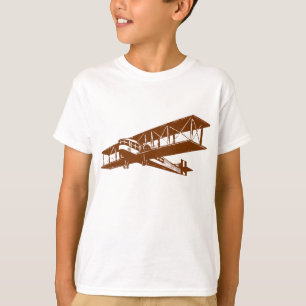 Vintage Plane - Walnut T-Shirt