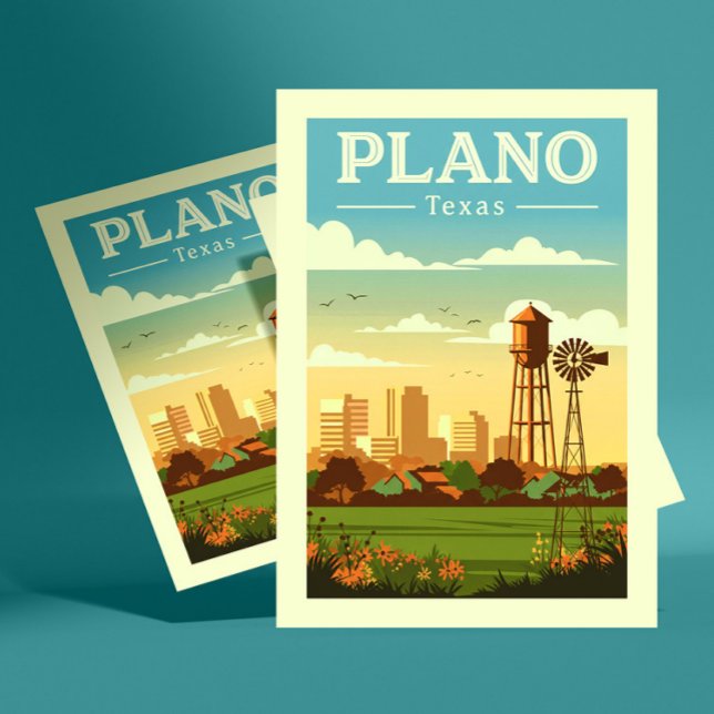 Vintage Plano Texas Postcard (Creator Uploaded)