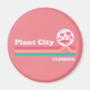 Vintage Plant City Florida Magnet