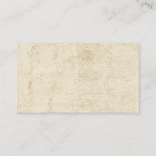 Vintage Plaster or Parchment Background Customised Business Card