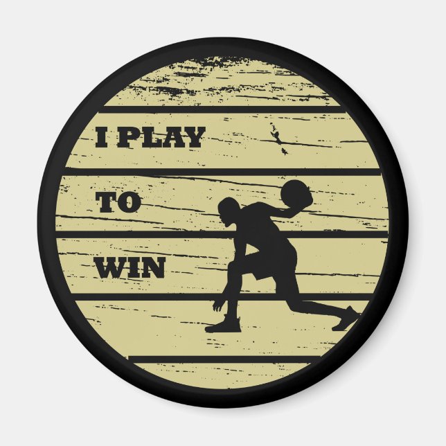 Vintage player basketball quotes magnet (Front)
