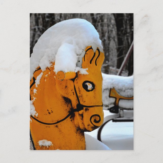 Vintage Playground Toy Postcard (Front)