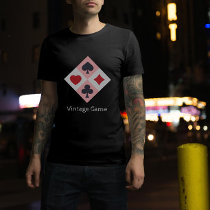 Vintage Playing Cards Colors Men's T-Shirt