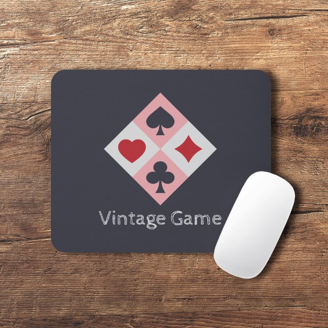 Vintage Playing Cards Colours Mouse Pad (Vintage Playing Cards Colors Mouse Pad)