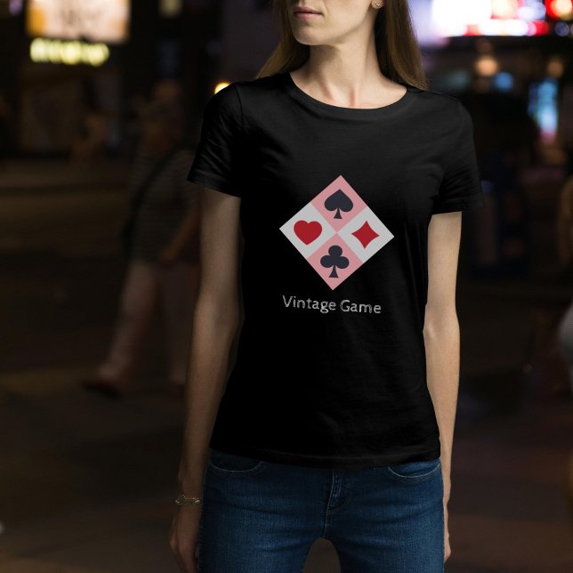 Vintage Playing Cards Colours Women's T-Shirt (Vintage Playing Cards Colors Women's T-Shirt)