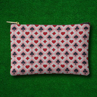 Vintage Playing Cards Colours Zipped Pouch