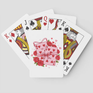 Vintage Playing Cards Hearts Valentine Coquette Gi