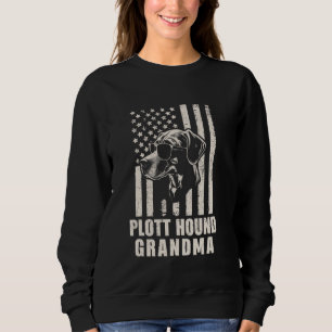 Vintage Plott Hound Dog Grandma American Gifts for Sweatshirt